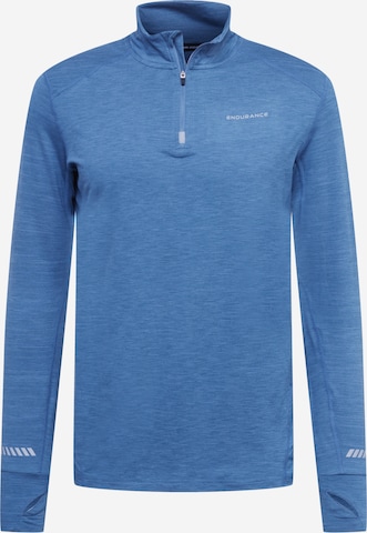 ENDURANCE Performance Shirt 'Tune' in Blue: front