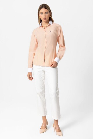 DENIM CULTURE - Blusa 'OLIVIA' en naranja