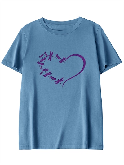 GORHEY T-shirt en XL/Regular en bleu, Vue avec produit