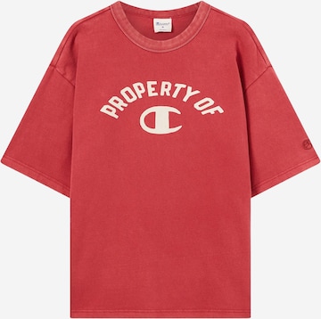 Maglietta di Champion Authentic Athletic Apparel in rosso: frontale