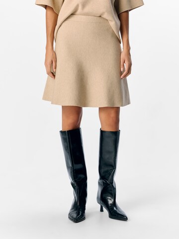 OBJECT - Falda 'OBJReynard' en beige: frente