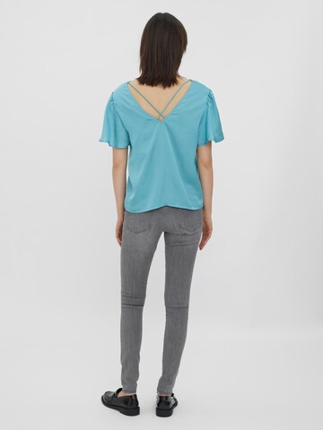 VERO MODA Blouse 'Anny' in Blauw