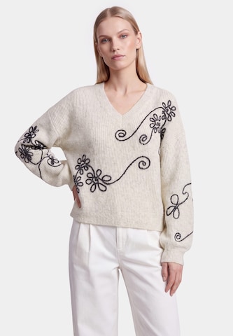usha WHITE LABEL - Jersey en beige: frente