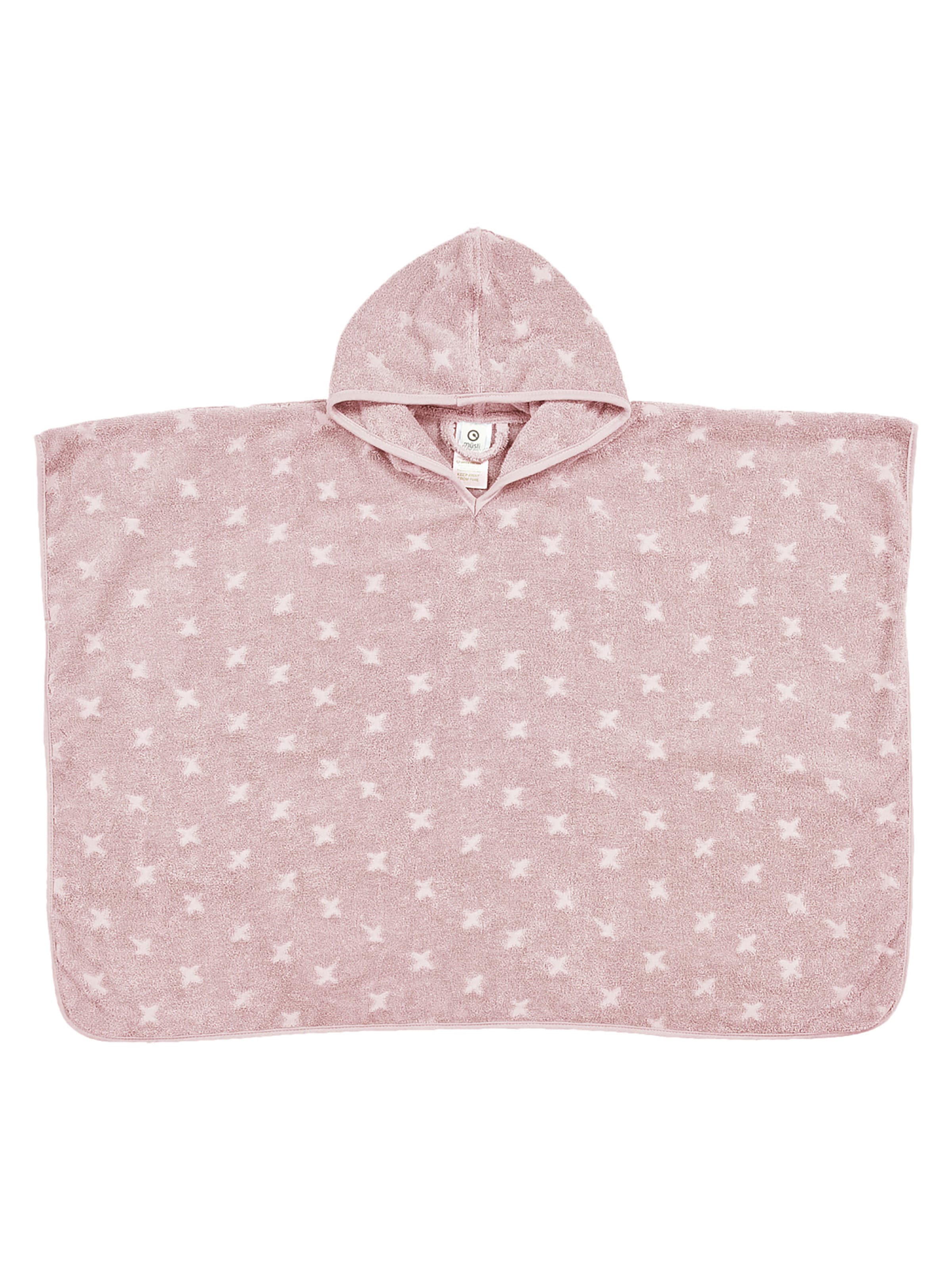 Peignoir Müsli by GREEN COTTON en rose : devant