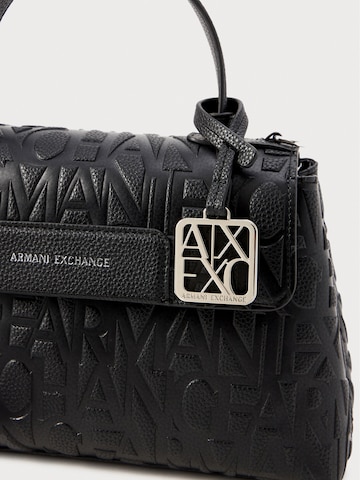 ARMANI EXCHANGE Kézitáska 'LIZ PEBBLE' - fekete