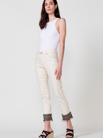 KOROSHI Regular Jeans in White