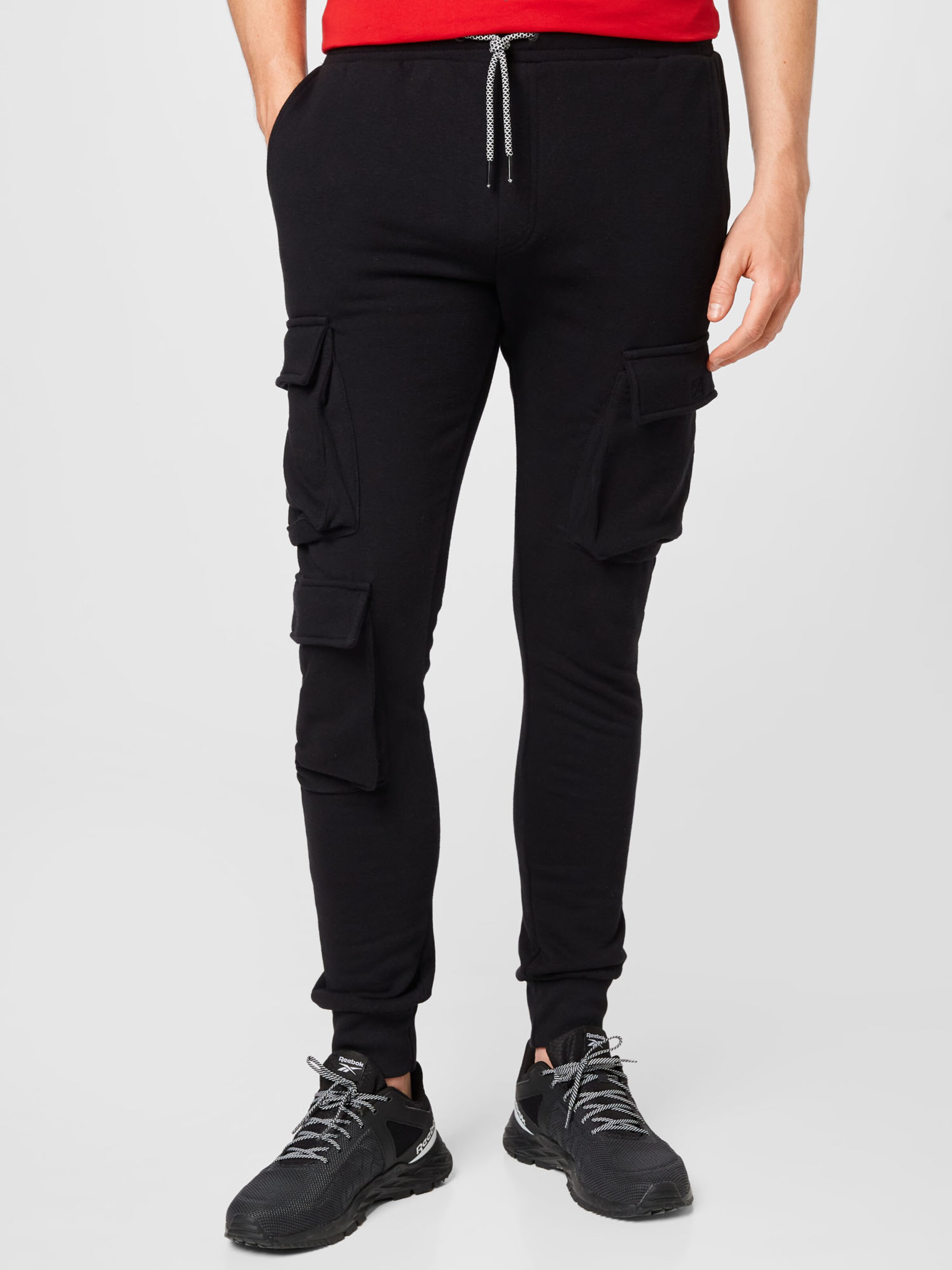 Männer Sweat INDICODE JEANS Hose 'Cosimo' in Schwarz - AK50361 Männer Sweat INDICODE JEANS Hose 'Cosimo' in Schwarz - AK50361