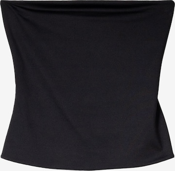 BershkaTop - crna boja: prednji dio