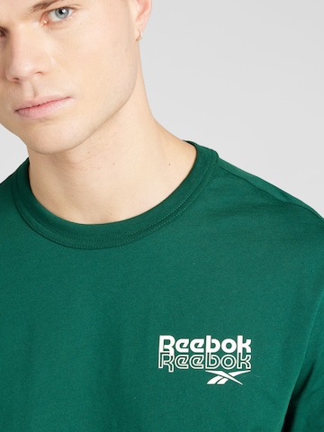 Reebok - Camiseta funcional en verde