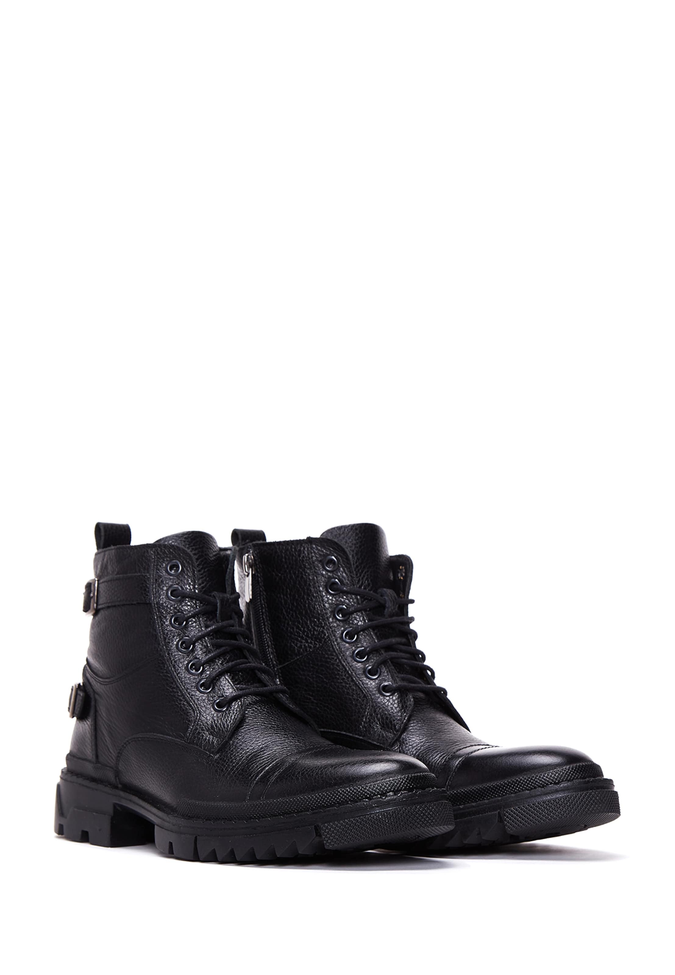 Derimod Buty sznurowane w kolorze czarny