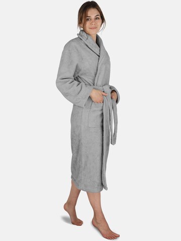 Peignoir long normani en gris