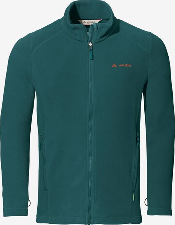 VAUDE Athletic Fleece Jacket 'Rosemoor II' in Green: front