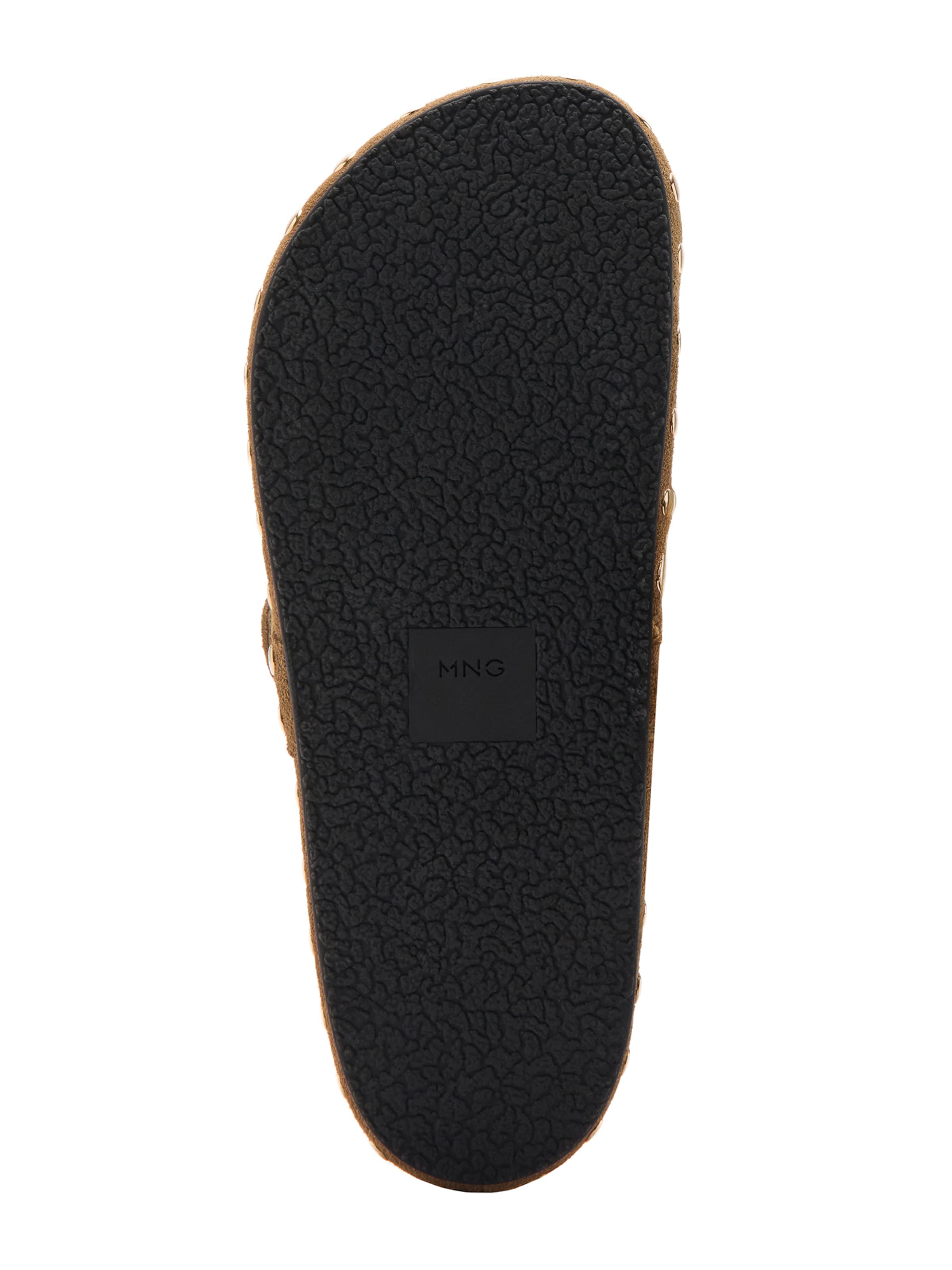 MANGO Pantolette 'Ken' in Braun