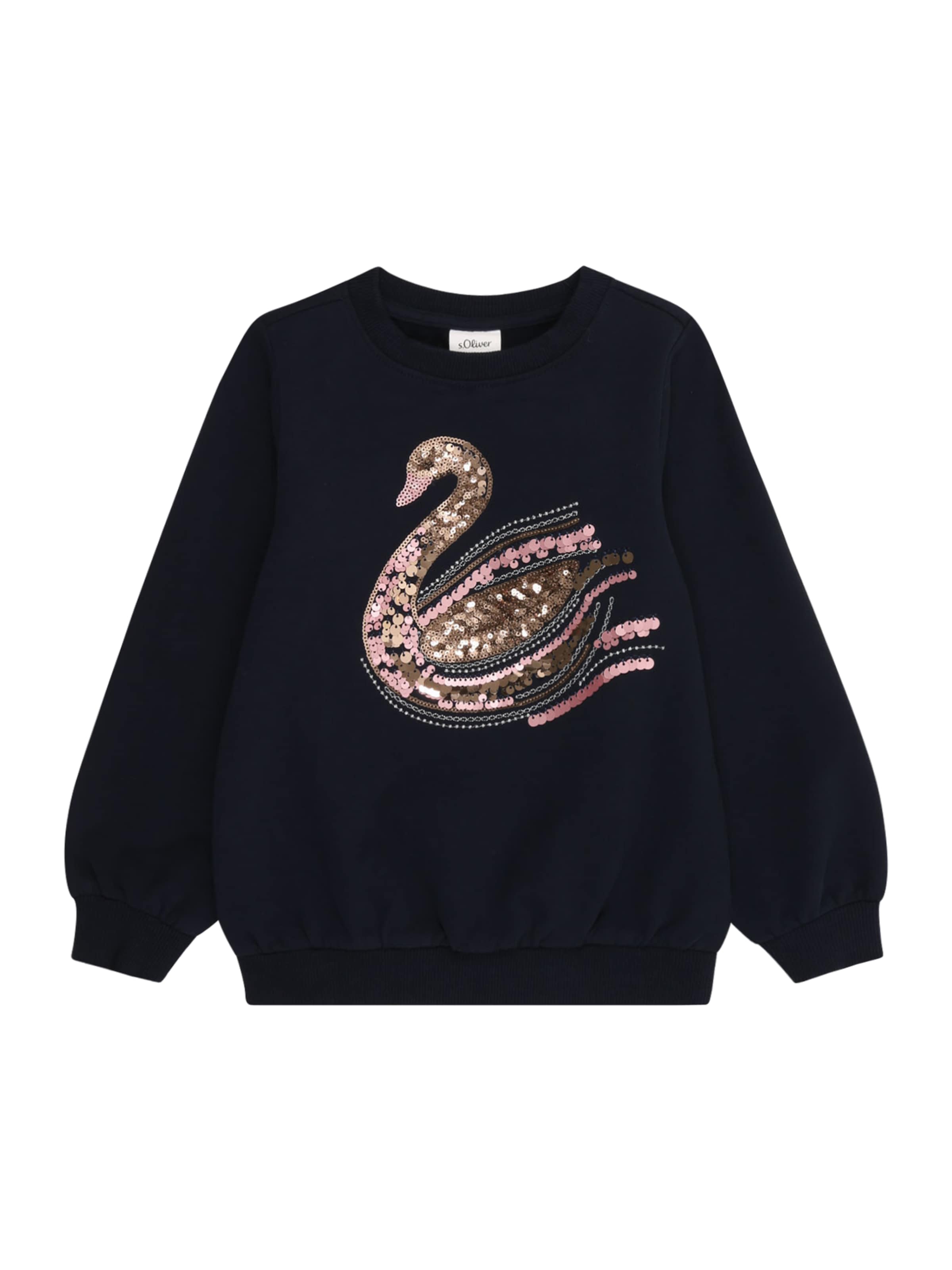 s.Oliver Μπλούζα φούτερ σε μπλε: μπροστά