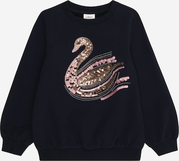 s.Oliver - Sudadera en azul: frente