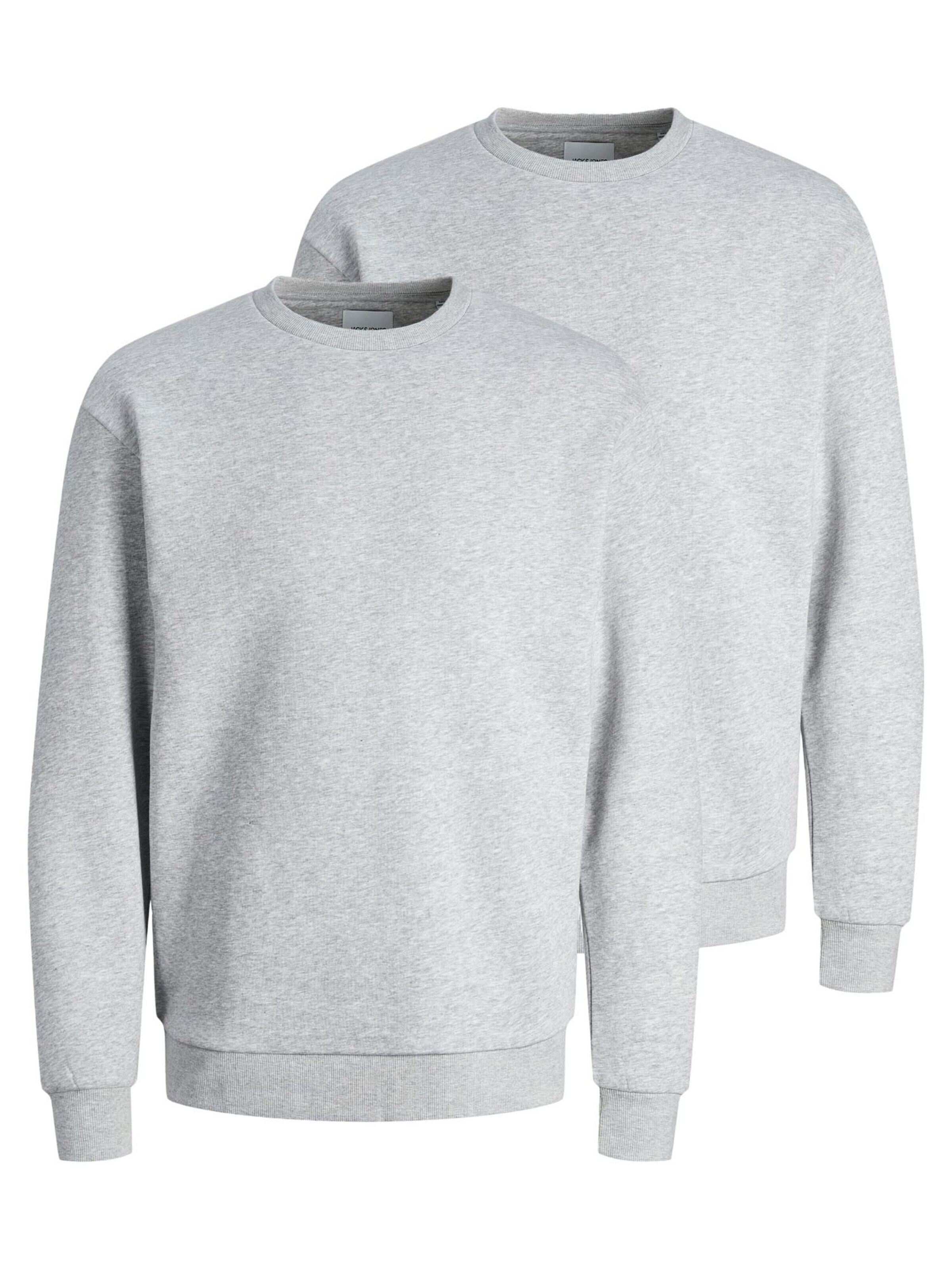 JACK & JONES Sweatshirt 'Bradley'‌‌‌‌‌‌ in Grau: Vorderseite