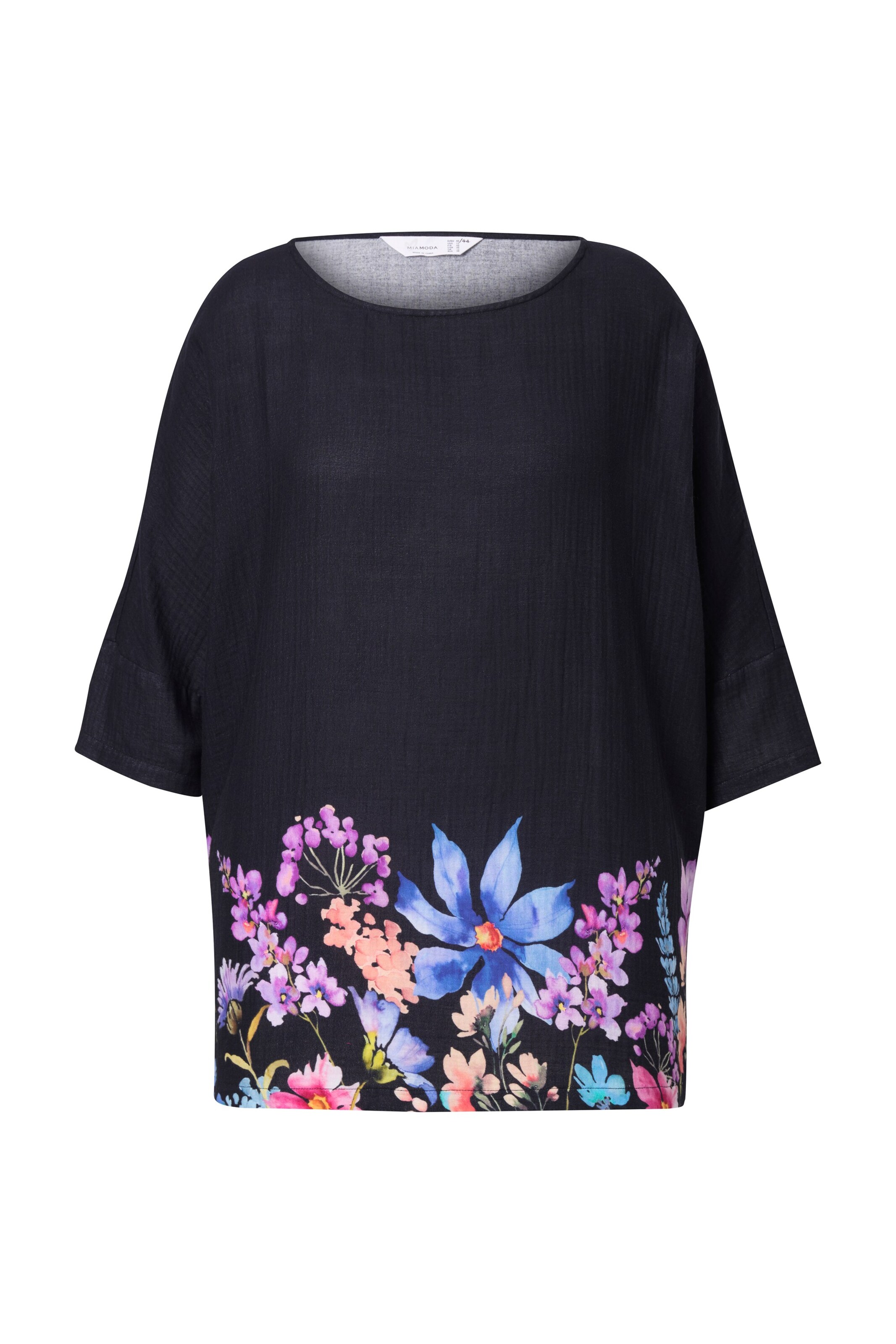 MIAMODA Bluse in Schwarz: Vorderseite