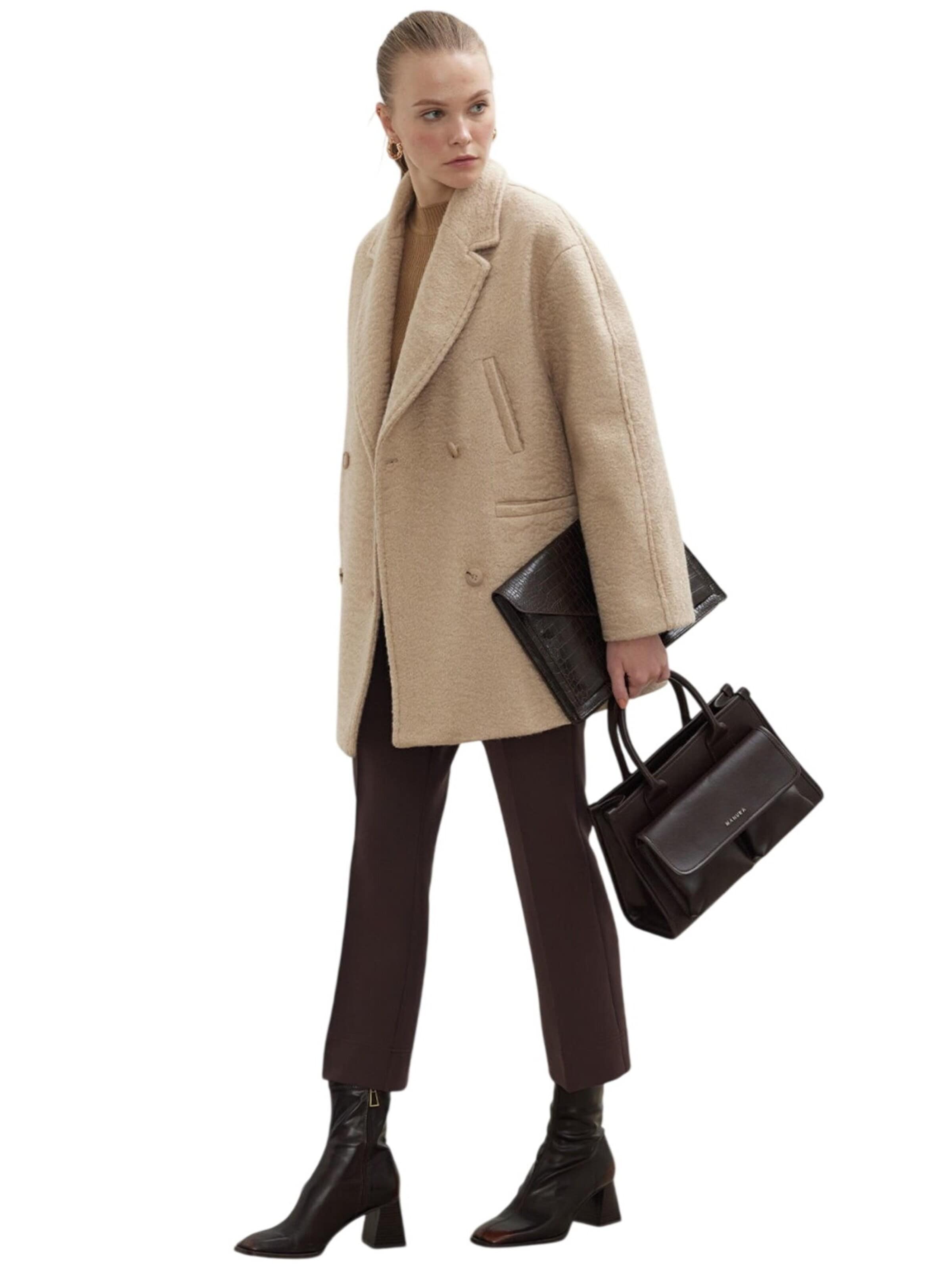 MANUKA Regular Broek in Bruin