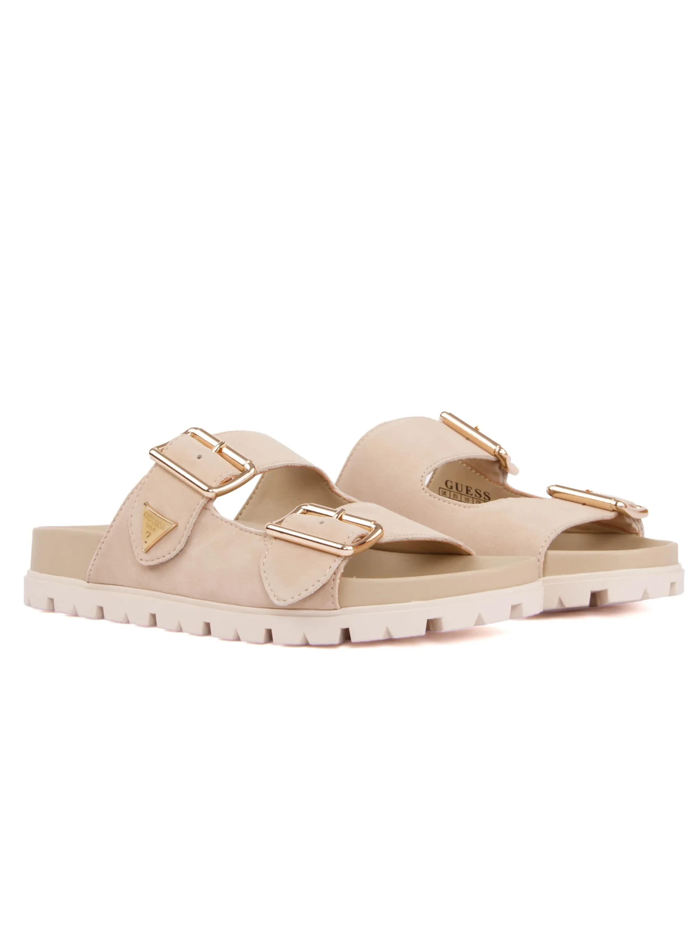GUESS Muiltjes 'Fasten' in Beige