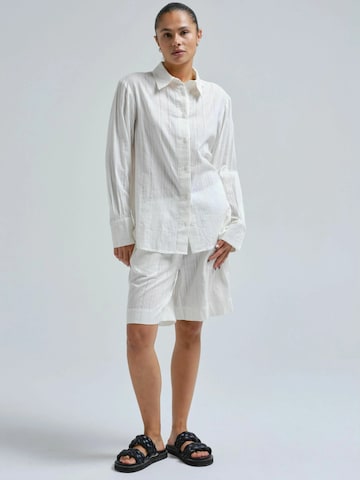 Loosefit Pantalon Seamless Basic en blanc