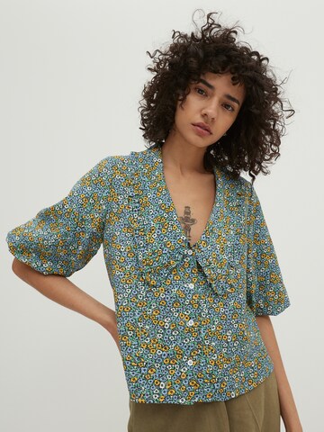 EDITED Blouse 'Selene' in Gemengde kleuren: voorkant