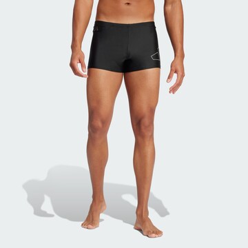 ADIDAS PERFORMANCE Спортивные плавки 'Big Bars' в Черный: спереди