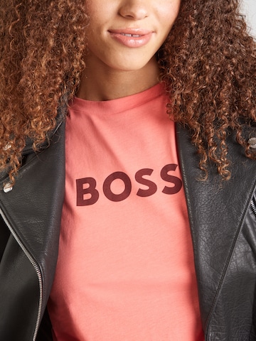 Tricou 'Elogo 5' de la BOSS pe roșu
