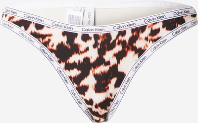 Calvin Klein Swimwear Braga en marrón / marrón claro / negro / blanco, Vista del producto