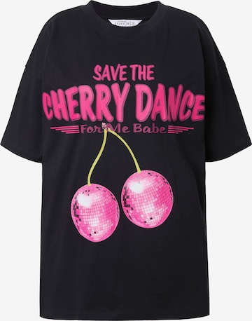 Studio Untold Oversized Shirt in Black: front