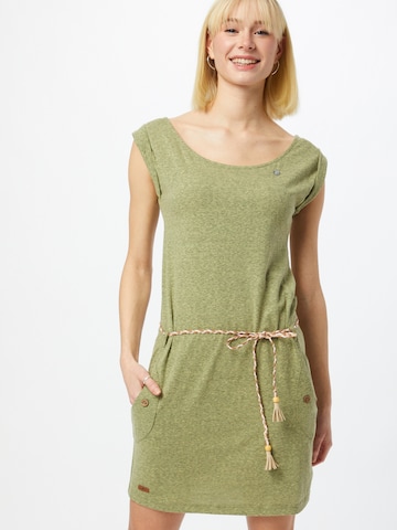 Ragwear Summer Dress 'Tag' in Green: front