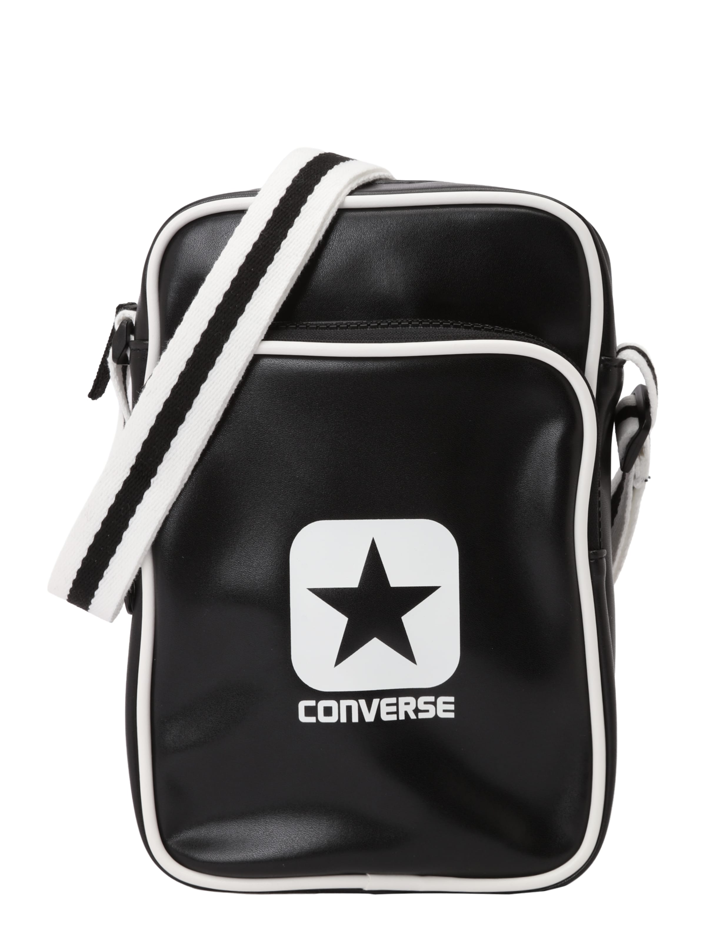 CONVERSE Taška přes rameno 'ERVING FESTIVAL' – černá: přední strana