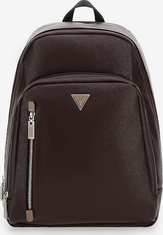GUESS Backpack 'Certosa' in Brown: front