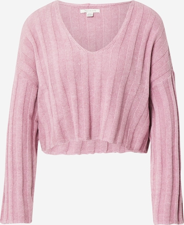 Pull-over American Eagle en violet : devant