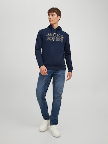 JACK & JONES كنزة رياضية 'Ramp' بلون أزرق