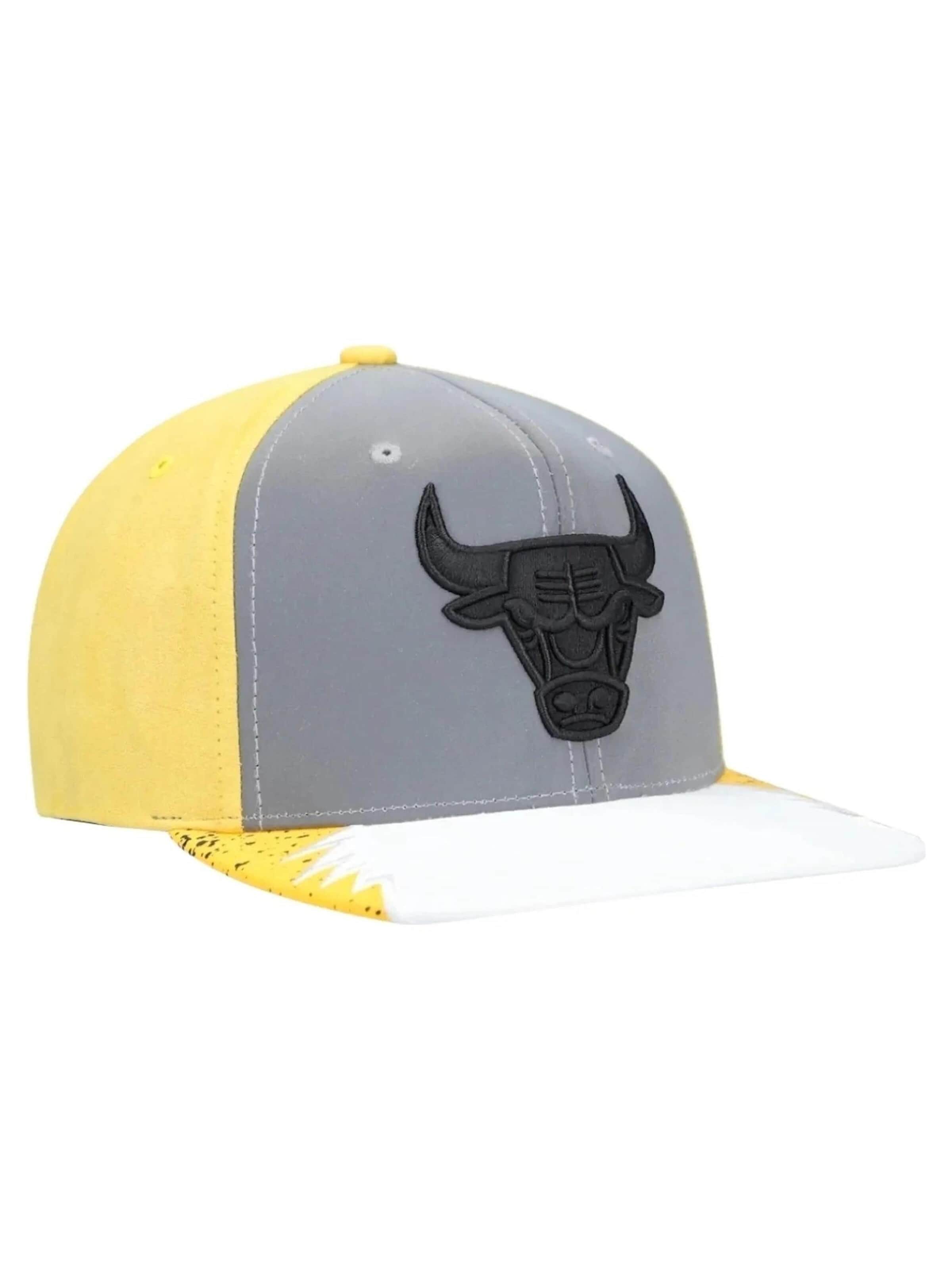 Casquette 'Gorra mitchell & ness blanca/amarilla day 5 snapback' Mitchell & Ness en blanc
