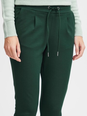 b.young - Tapered Pantalón plisado 'BYRIZETTA' en verde