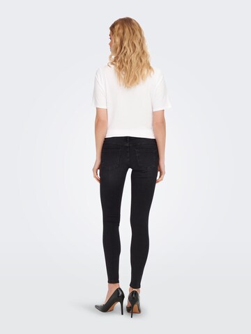 ONLY Skinny Jeans 'JUNE' in Zwart