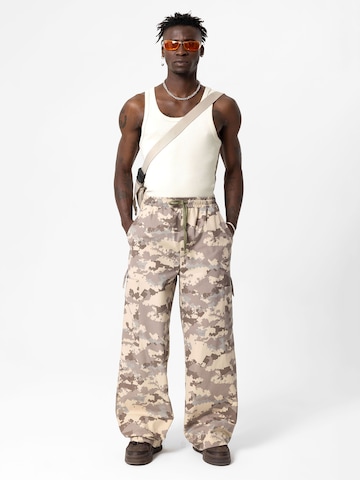 Loosefit Pantaloni 'Freeport' di VAMOS CLO in beige