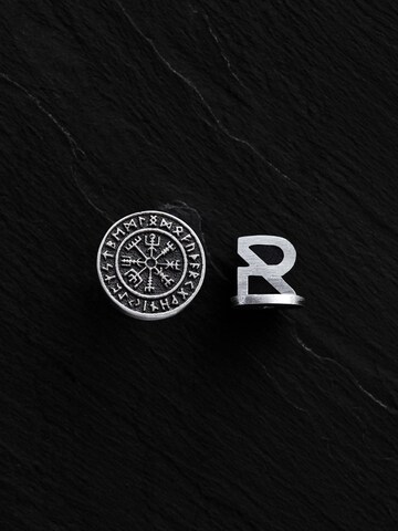 REYTEL Earring 'VEGVISIR. RUNES' in Silver
