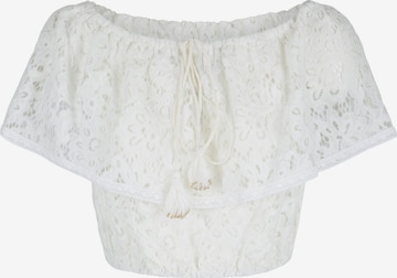 Maillot de bain LingaDore en blanc : devant