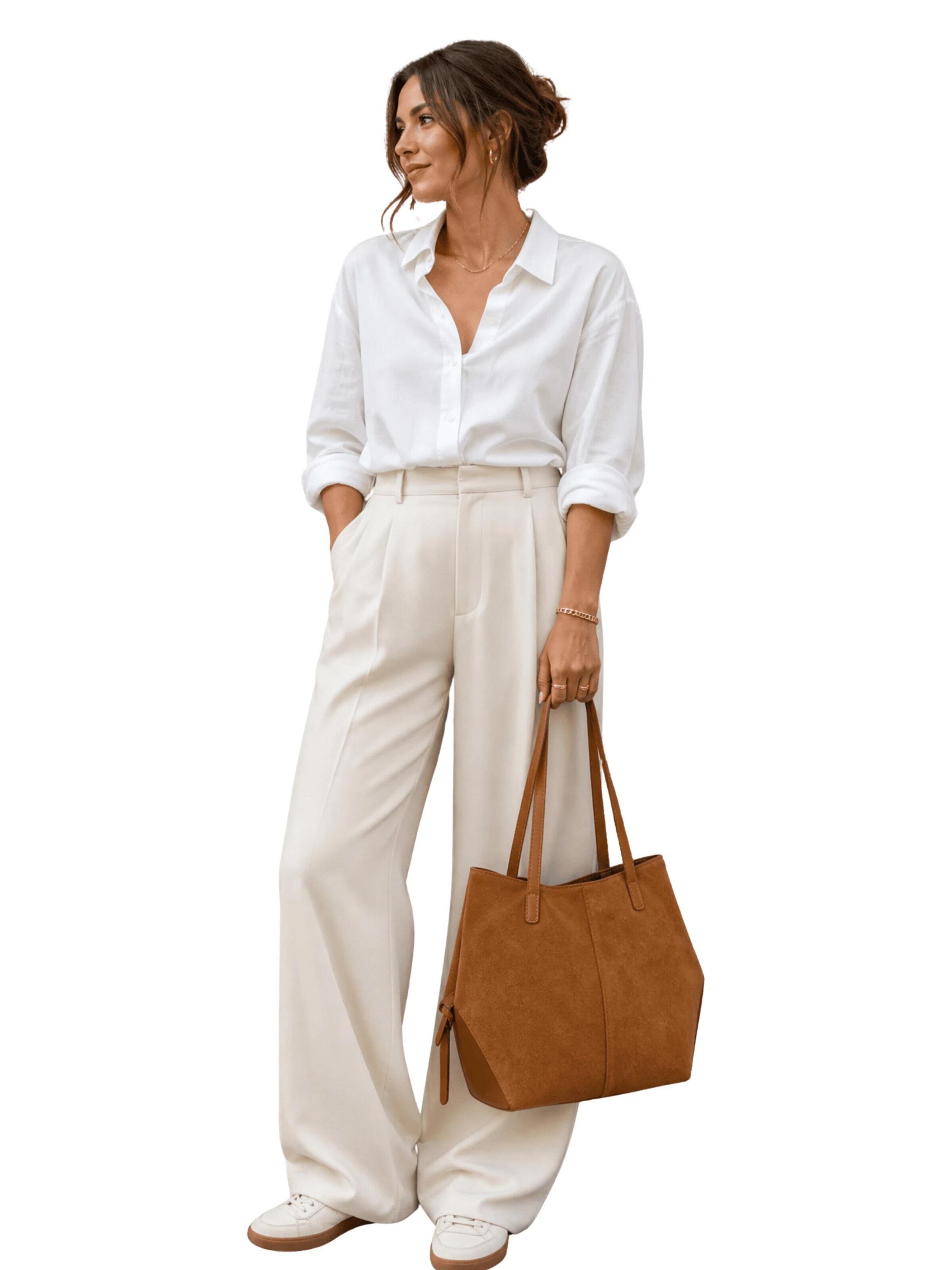 lePelou Shoulder Bag 'TARA' in Brown