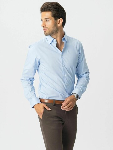 TEESHOPPEN - Regular Fit Camisa ' The Original ' em azul