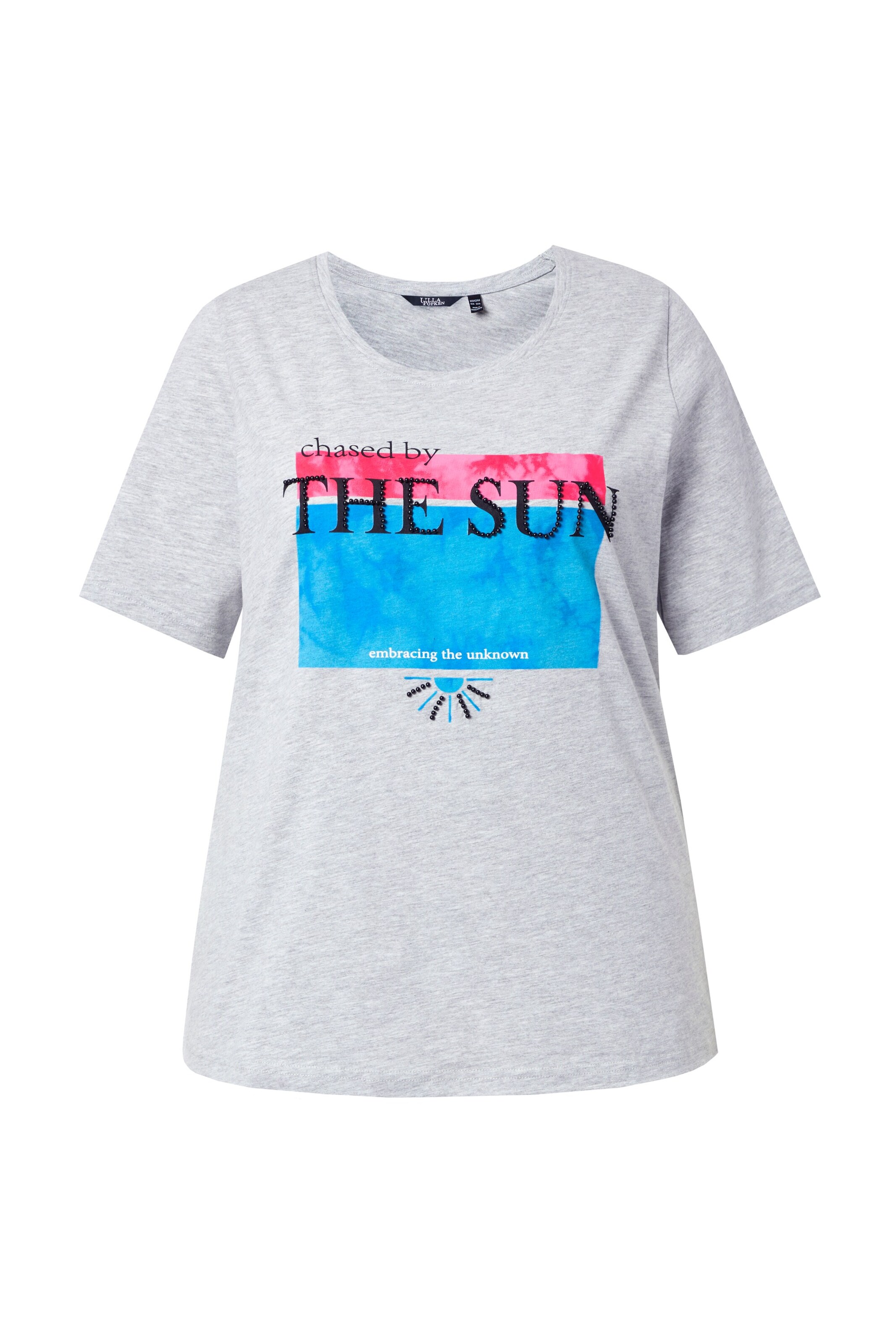 Ulla Popken Shirt in Grau: Vorderseite