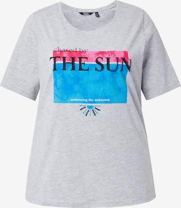 Ulla Popken Shirt in Grau: Vorderseite