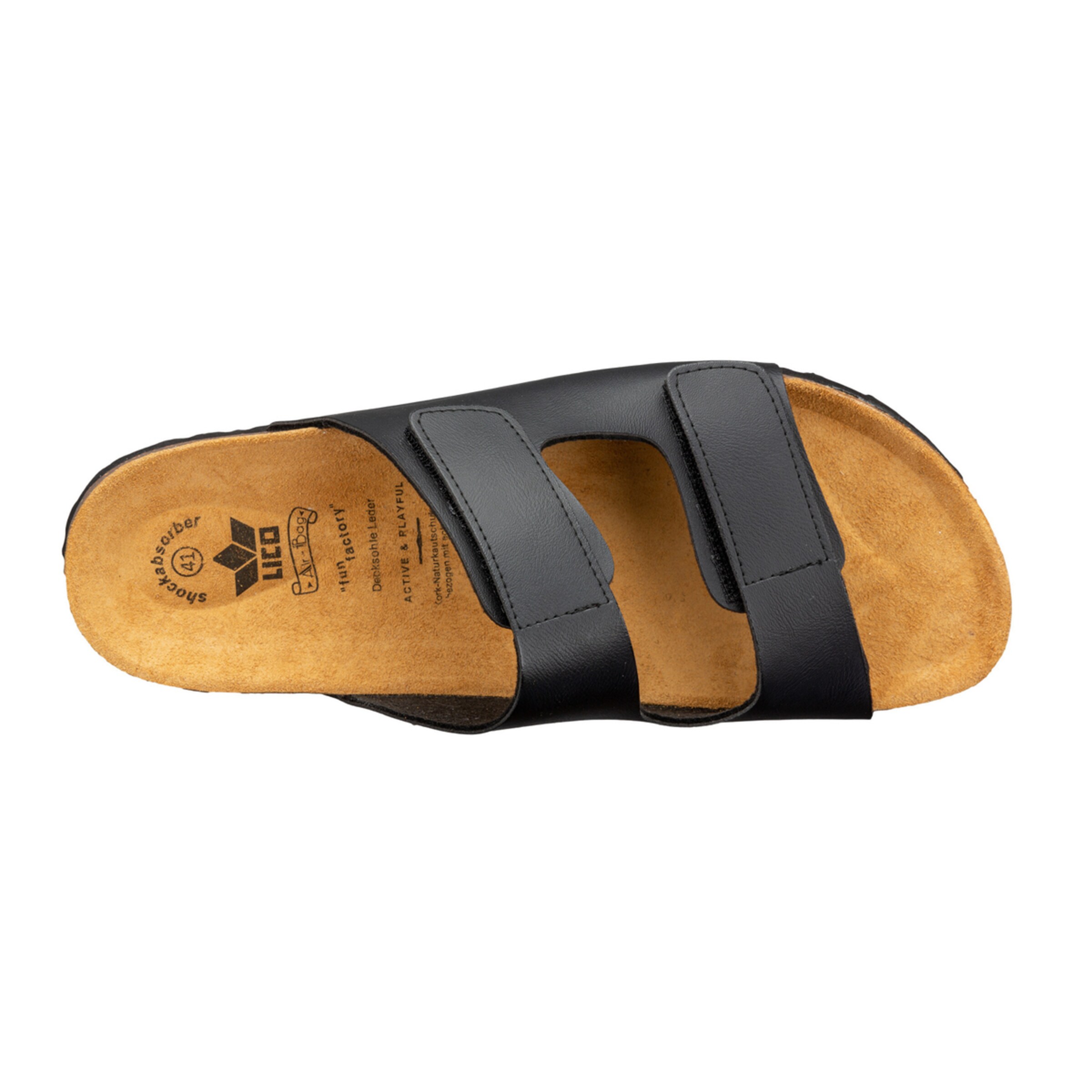 LICO Pantolette in Schwarz