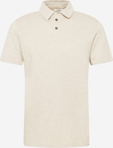 TOM TAILOR Poloshirt in Beige: predná strana