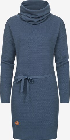 Ragwear Knitted dress 'Babett' in Blue: front