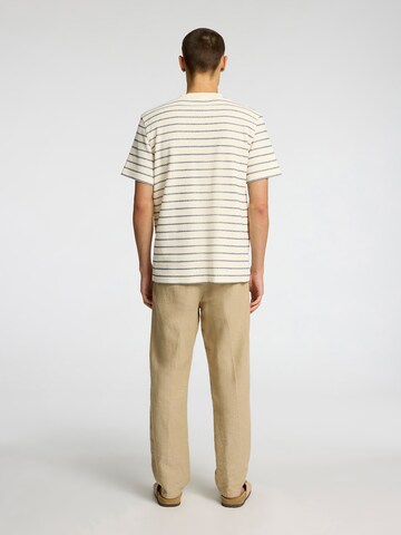 SELECTED Shirt 'SLHDJANGO' in Beige