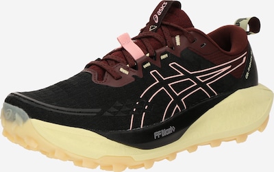 Bėgimo batai 'GEL-Trabuco 13' iš ASICS, spalva – šokolado spalva / citrinos spalva / pastelinė rožinė / juoda, Prekių apžvalga