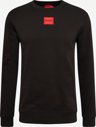 HUGO Sweatshirt 'Diragol' in hellrot / schwarz, Produktansicht